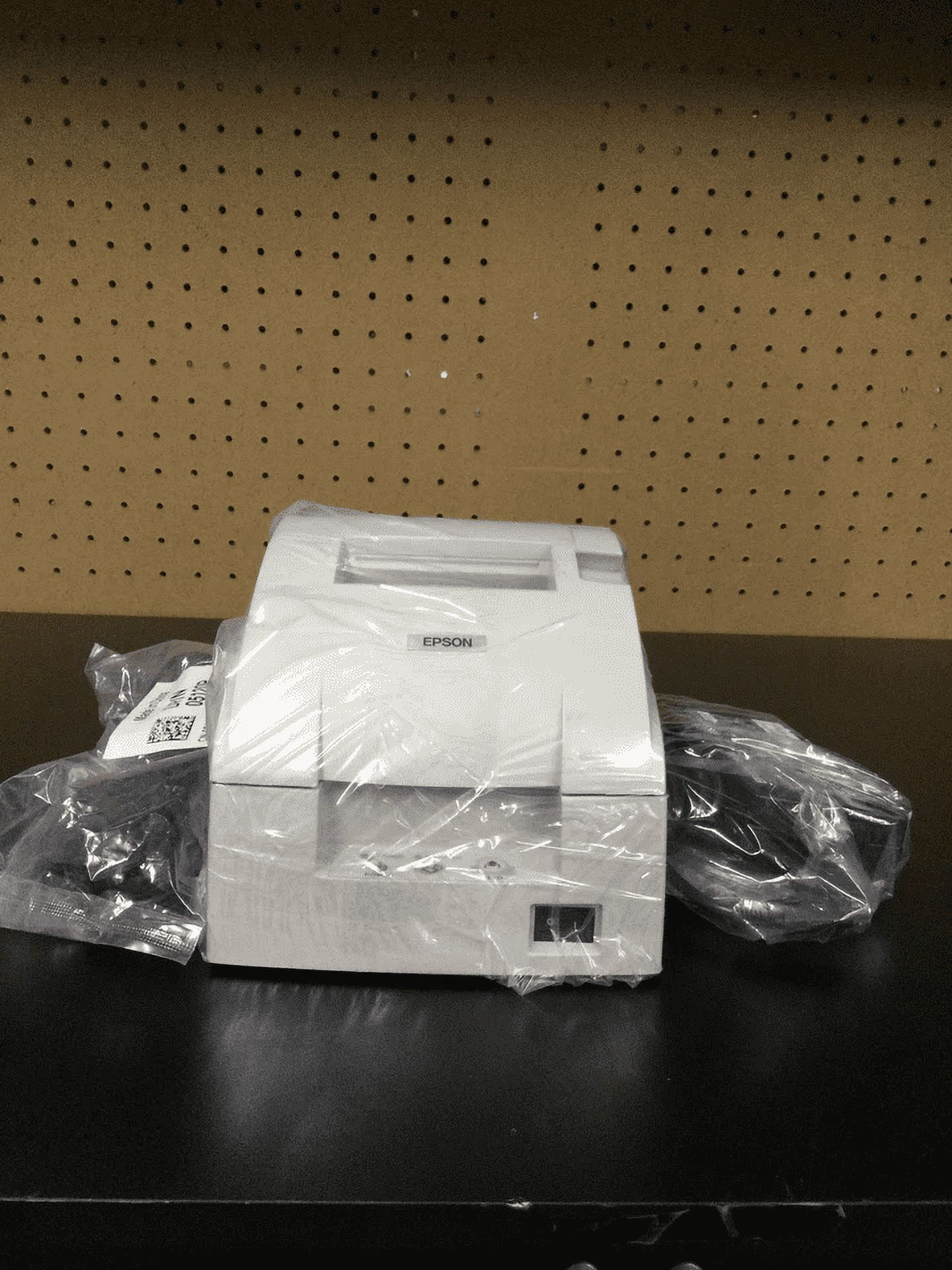 USED Epson TM-U220D POS Dot Matrix Printer WHITE WITH ETHERNET port