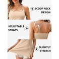 thumbnail image 4 of ORUYROP Débardeurs en Coton avec Bretelles Spaghetti Réglables Couche Cami Col Rond S - 5X, 4 of 7