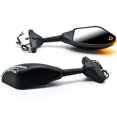 thumbnail image 1 of Krator Matte Black Integrated Mirrors w/ LED Turn Signals Compatible with Ducati Multistrada 620 1000 1100 1200, 1 of 4