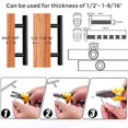 thumbnail image 4 of Ravinte 30 Pack | 5 Inch Cabinet Pulls Matte Black Stainless Steel Kitchen Drawer Pulls Cabinet Handles 5 InchLength, 3 Inch Hole Center, 4 of 5