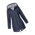 thumbnail image 1 of Decodeary Chandail à Capuchon Veste Douce pour Femme Imperméable Manteau de Pluie Extérieur Vert 5TG, 1 of 4