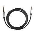 thumbnail image 1 of Durable Aluminium Alloy Audio Cable, 3.5mm To 6.5mm Audio Adapter Cable, HiFi Sound For Speaker For Mixer 1.8M, 1 of 8