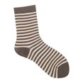 thumbnail image 4 of Womens To Keep Warm Sock Stripe Lightweight Cotton Athletic Socks, 4 of 4