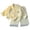 Light Yellow, variant on vigerkar Women's Cotton Pajama Sets Long Sleeve Button Sleepwear 2 Gauze Matching Pj Set (Orange, 3-4 Years)