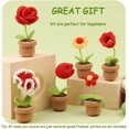 thumbnail image 5 of DIY Crochet Pot Plant Kits with Crochet Hook, Yarns, Needle, 5 of 5