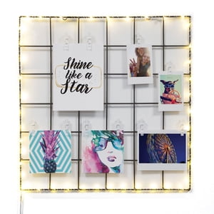 Mercury Merkury Light Up LED Photo Clip Grid