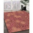 thumbnail image 3 of Ahgly Tapis Rectangulaire Lavable en Machine Intérieur Transitionnel Rouge Cramoisi, 3 Pieds x 5 Pieds, 3 of 7