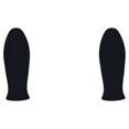 thumbnail image 2 of Thinsony Pot Handle Cover Silicone Shell Cast Grip Pot Protective Handles Pad Covers Iron Heat Sleeves Resistant for Home Restaurant Black 2Set, 2 of 6