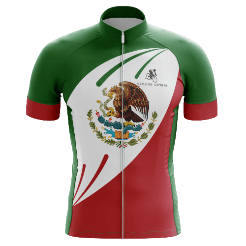 Chandail de Cyclisme pour Homme Drapeau du Mexique - TP