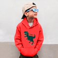 thumbnail image 2 of PMVFHDE Chandails à Col Rond pour Garçons Chandails pour Garçons Chandail à Col Rond Camion T-Shirt Dinosaure Manches Longues Chandail à Enfiler Hauts T-Shirts Rouge, 9-10 Ans, 2 of 6