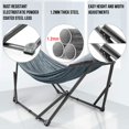 thumbnail image 3 of Tranquillo Hamac Double Universel 106,5 Pouces avec Support et Sac Ajustables, Gris, 3 of 9