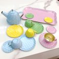 thumbnail image 1 of Aofa 14Pcs/Set Kids Children Teapot Tea Set Toy Cups Saucers Pretend Play Food Fun Kids Gift, 1 of 7