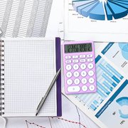 PEONAVET Student Calculator Calculator with High Value Portable and Cute Computer for Students Desktop and Office Use
