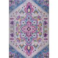 thumbnail image 1 of Ladole Rugs Shareen Traditional Design Soft Sustainable Area Rug Carpet Tapis in Blue Multicolor, 1 of 4