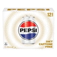thumbnail image 1 of Pepsi Diet Caffeine Free Cola 355 mL cans, pack of 12, 1 of 10