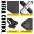 thumbnail image 2 of Maoww Compact Folding Chair Easy To Set Up For BBQ Parties Foldable Chairs Folding Chairs Lightweight black Large size, 2 of 6