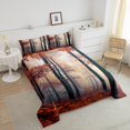 thumbnail image 4 of Erosebridal Autumn Fall Bedding Twin Comforter Set,Botanical Branches Down Comforter,Plants Bedroom Decor,Reversible,Lightweight,2-Piece, 4 of 7