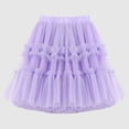thumbnail image 2 of WUANDIXFA Robe en Tulle Filles Jupes Tutu Robes en Tulle Superposées Tutu Filles Robe Tutu en Tulle Robe de Ballet Enfant Jupe Tutu Violet,7-8 Ans, 2 of 3