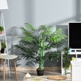 thumbnail image 2 of Outsunny Palmier Tropical Artificiel de 4 Pi Plante Factice avec Feuilles Réalistes, 2 of 10