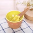thumbnail image 3 of RKSTN Ice Cream Bowl Cute Ice Cream Ice Cream Set Bowl Yellow Kitchen Gadgets, 3 of 3