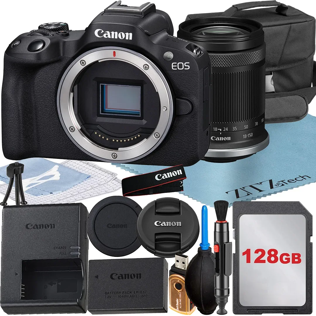Canon EOS 600D レンズ2本セット 18-135mm/50mm Canon EOS R50 Mirrorless Camera with RF-S 18-150mm Lens + 128GB