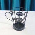 thumbnail image 2 of VogueV #01 Clearance Cup Holder Mug Shape Coffee Pod Holders Storage Organizer for Counter Coffee Bar Rack Black, 2 of 2