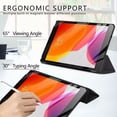 thumbnail image 4 of Case for iPad Pro 13 Inch Case 2024 (M4/7th Gen), iPad M4 13 Case Smart Folio iPad Pro 13 Case, Slim Stand Translucent Hard Shell Back 13-inch 2024 iPad Pro Case, Auto Sleep/Wake - Black, 4 of 5