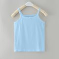 thumbnail image 4 of WEIYLL Camisole Tops for Girls Racerback Crop Soild Sleeveless Sports Summer Spaghetti Top Clothes for 3-4 Years, 4 of 4