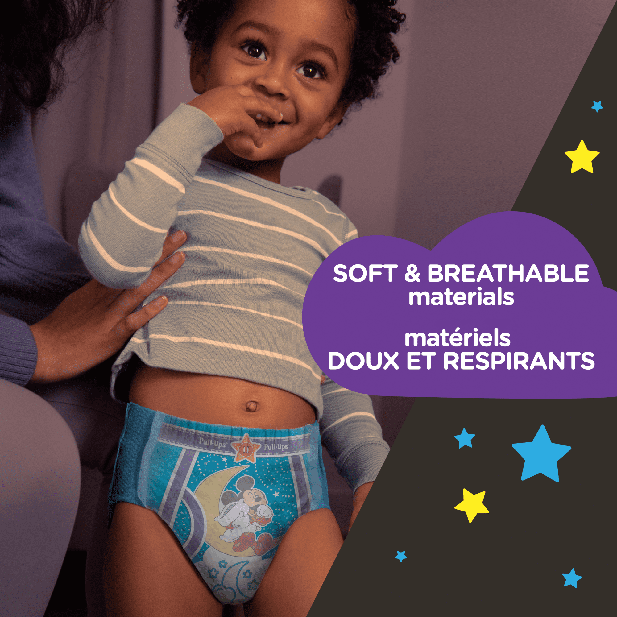 Pull-Ups Boys' Night-Time Potty Training Pants, 3T-4T (32-40 lbs), 108 Ct