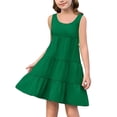 thumbnail image 3 of RXIRUCGD 2025 Vêtements d'Été pour Enfants Robe Décontractée Mignonne à Manches Courtes et Col Rond pour Enfants et Filles, 3 of 6