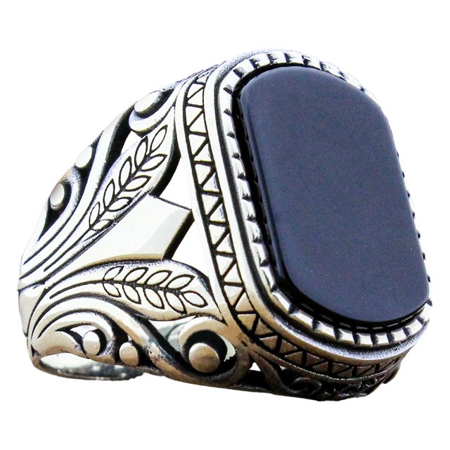 tredstone Medieval Style Men S Ring 9 Exquisite Craft Metallic Luster Rust-Proof Retro Men Rings Vintage Rock A Size 8