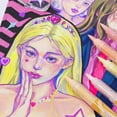 thumbnail image 2 of Skin Tone Acrylic Markers 24 Colors Anime Pro Soft Brush Tip Liquid Ink Pens Non Skin Colour Markers For Art On Canvas Rocks Glass Paper 1.8ml, 2 of 6