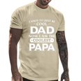 thumbnail image 1 of LUOGENLI T-shirts pour Homme pour Hommes Homme Printemps et Été Fête des Pères Décontracté Rétro Lettrage Impression Partielle T-Shirt Col Rond Manche Courte Haut 4xlt T-shirts pour Hommes T-shirts Graphiques Pâques Beige TTG, 1 of 6
