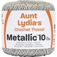 thumbnail image 1 of Aunt Lydia's Metallic Crochet Thread Size 10-Silver & Silver - 154M-0410S, 1 of 4