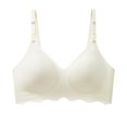 thumbnail image 1 of Women‘s Bra Wireless Maternity Seamless Front Buckle Breastfeeding Bra Solid Color Comfort, 1 of 3