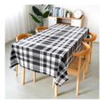 thumbnail image 1 of Penkiiy 5PCS Checkered Tablecloth 554 x 108 Inch Plastic Plaid Tablecloth Vinyl Tablecloth with Flannel Backing Party Table Cloth Oilcloth Waterproof Tablecloth, 1 of 6