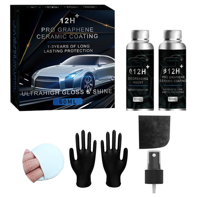 Rbaofujie Agent de Placage Cristal Auto-Nettoyant au Graphène Automobile 60ml