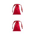 thumbnail image 1 of kurtrusly Sacs à Bijoux Super Doux Protection Délicate pour les Objets de Valeur Eco-friendly Rouge 2Set, 1 of 6