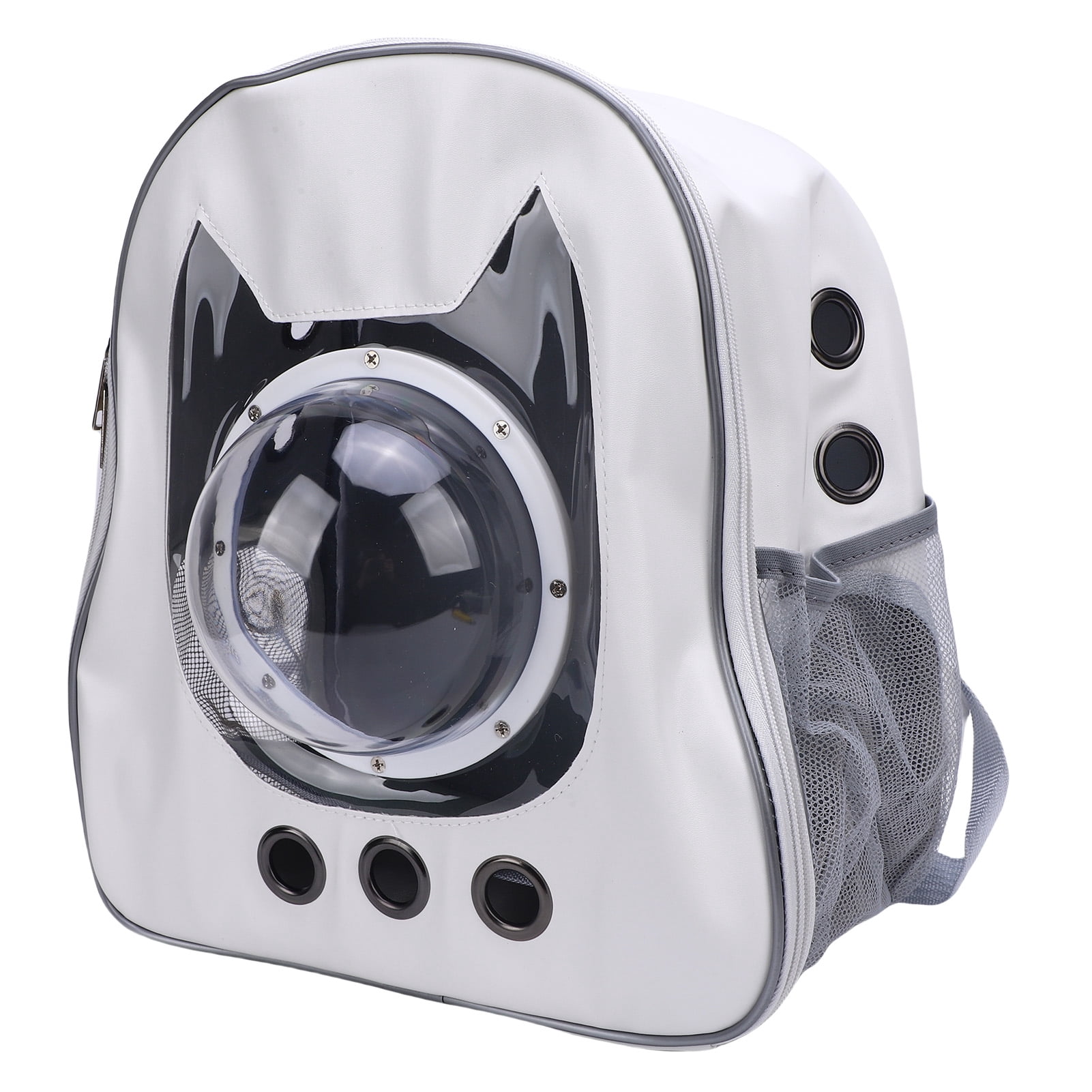 Fat Cat Backpack Carrier, Large Space Transparent Window Cat Travel Backpack Carrier Breathable Pet Travel Carrier Travel Carrier Backpack for Outdoor Camping HikingAirline