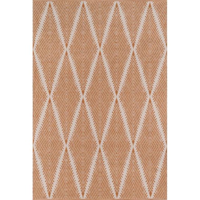 Erin Gates RIVERRIV-1ORG5076 Hand Woven River Rectangle Area Rug, Orange - 5 ft. x 7 ft. 6 in.