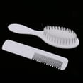thumbnail image 3 of Baby Hair Brush and Comb Set for Newborn - Smooth Hairbrush And Comb for Cradle, 3 of 8