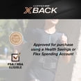 thumbnail image 2 of Copper Fit X-Back Brace for Lower Back Pain, Lumbar Support, Herniated Disc, Sciatica, Arthritis â?? Adjustable, Breathable Design - for Men and Women (Small/Medium), 2 of 6