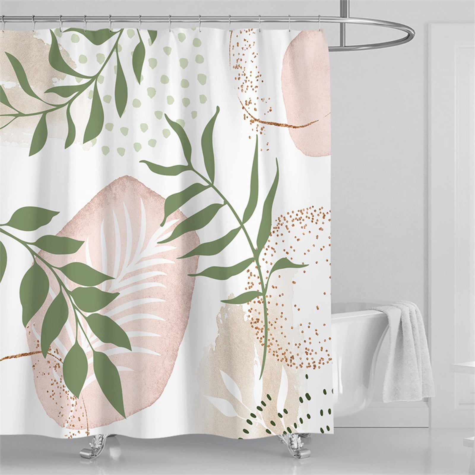 Window Shower Curtain Curtain for Bathroom Shower Grips Long Shower Curtain Liner 84 Length Shower Curtains for Bathroom Set Small Shower Curtain 32x72 Shower Curtain with Hooks Clear Shower Curtain