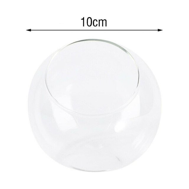 suyin 1Pcs Micro Landscape Glass Vase Succulent Plant Terrarium Container Flower Pots