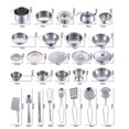 thumbnail image 3 of 16 Pcs Set Kids Play House Kitchen Toys Cookware Cooking Utensils Pots Pans Gift, 3 of 5
