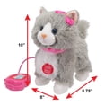thumbnail image 4 of Kid Connection My Walking Pet - Grey Cat, 4 of 6