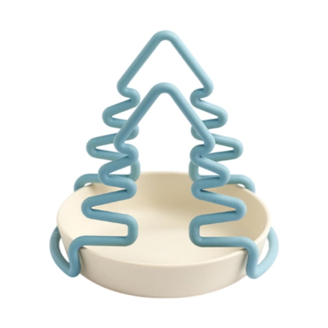 Elodie Drip Bag Stand and Tray Set Coffee Filter Holder for Camping Home Use Travel Blue