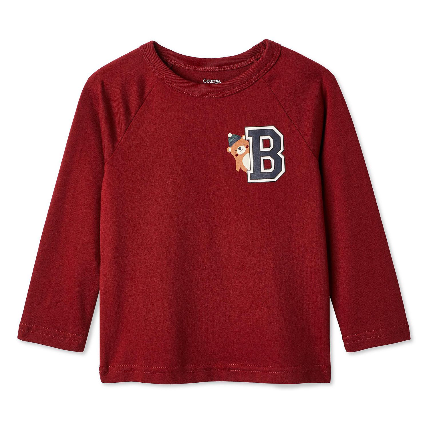 George Toddler Boys' Raglan Long-Sleeve T-Shirt