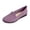 Purple, variant on Xfvqtps Womens Breathable Knit Loafers Comfortable Slip on Flat Shoes with Cushioned Insole Lightweight Mesh Casual Shoes Khaki