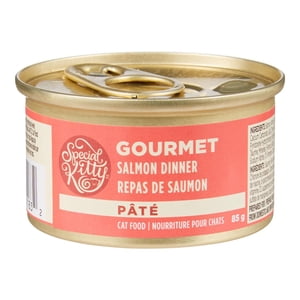 Special Kitty Gourmet Salmon Dîner Pate Wet Cat Food, 85g Peut